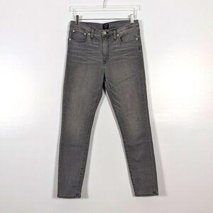 J. Crew Gray High Rise Skinny Jeans Women's 29
